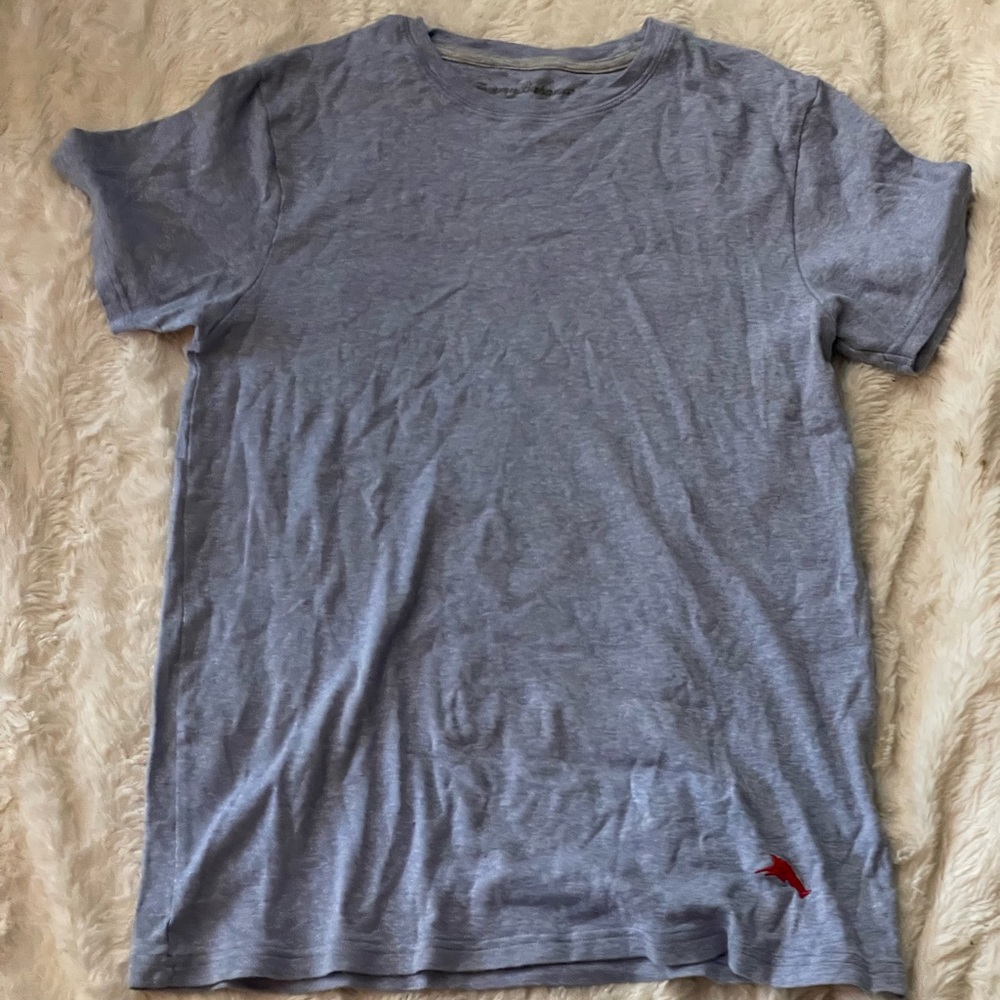 mid blue tommy bahama tee